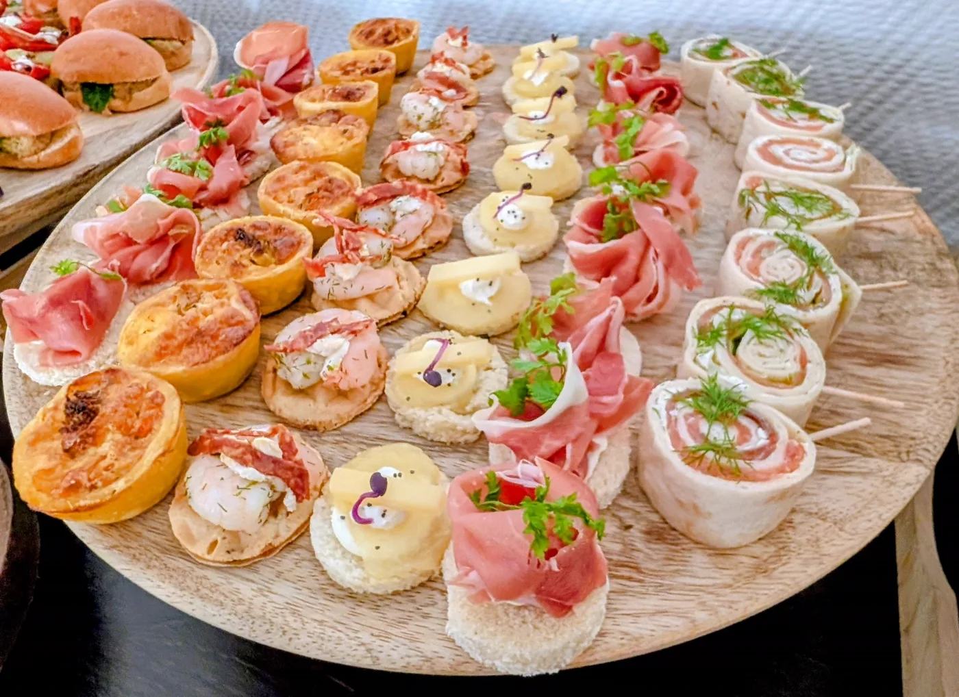 Plateau apéritif rond